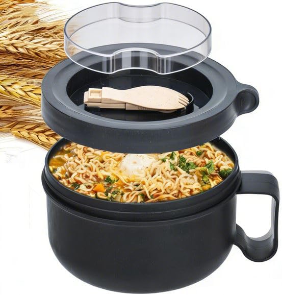 Ramen Bowl, Ramen Cooker, Microwave Ramen Bowl, Microwave Safe Soup Bowl by Ronanemon