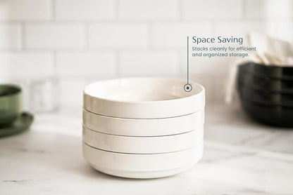 KooK Pasta Bowl, Bowl Plate, Low Bowl, Plate Bowls, Ceramic Large Shallow Bowls - Image 4