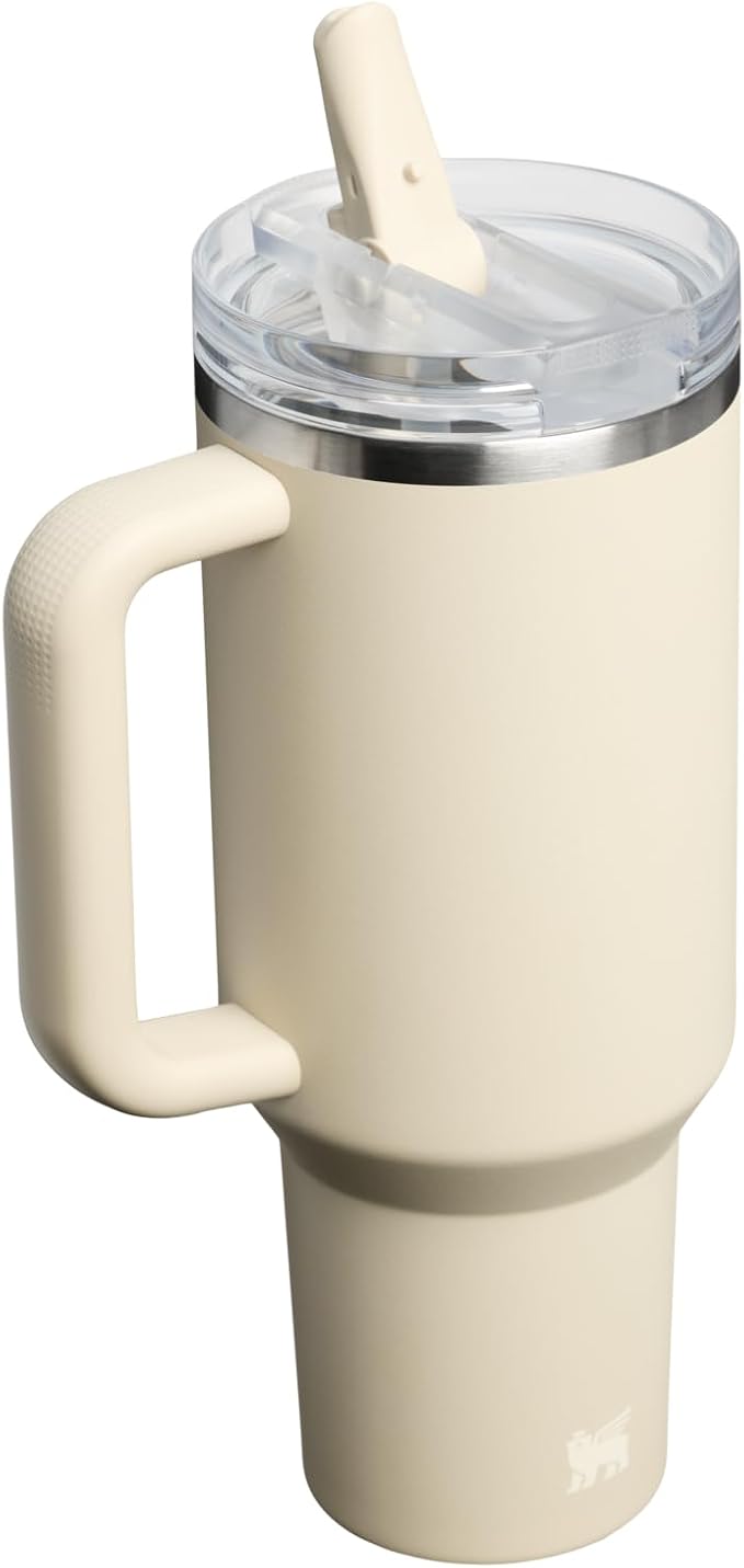 STANLEY Quencher ProTour Flipstraw Tumbler, 40 oz, Toasted Almond | Built-In - Image 3