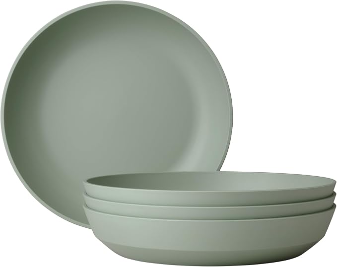 Mepal - Deep plate 4 pieces Silueta - Dishwasher & microwave resistant - by MEPAL