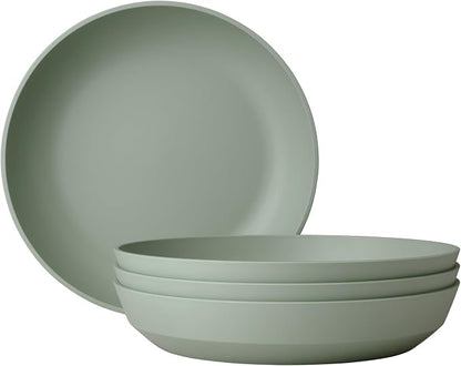 Mepal - Deep plate 4 pieces Silueta - Dishwasher & microwave resistant - by MEPAL