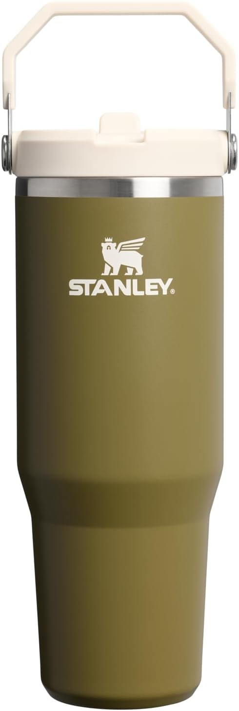 STANLEY IceFlow 2.0 Flip Straw Tumbler, 30 oz, Thyme | Easy Carry Handle | by Unknown