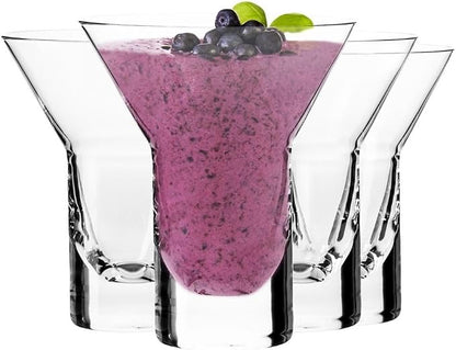 Krosno Cocktail Drinking Glasses, 5.1 Oz, SHAKE N°2, Breakfast Martini by Krosno
