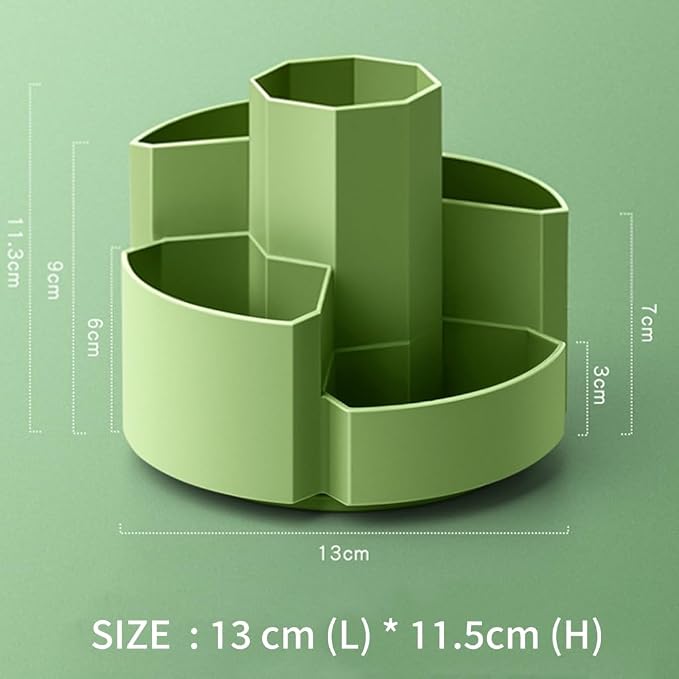 Pencil Pen Holder Desk Organizers Green Desktop Storage Stationery Supplies - Image 4
