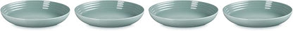Le Creuset Stoneware Set of 4 Pasta Bowls, 8.5" each, Sea Salt - Image 3