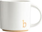 COLLECTIVE HOME Ceramic Coffee Mug, 15 oz Monogram Cup by COLLECTIVEHOME
