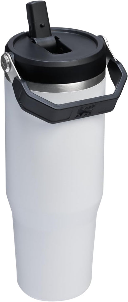 STANLEY IceFlow 2.0 Flip Straw Tumbler, 30 oz, Chalk | Easy Carry Handle | - Image 3