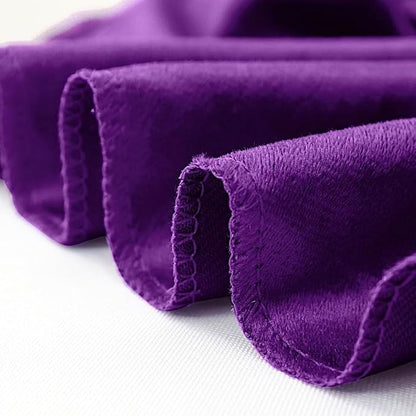 Balsa Circle 10 pcs 12x108-Inch Purple Premium Velvet Table Runners Wedding - Image 7
