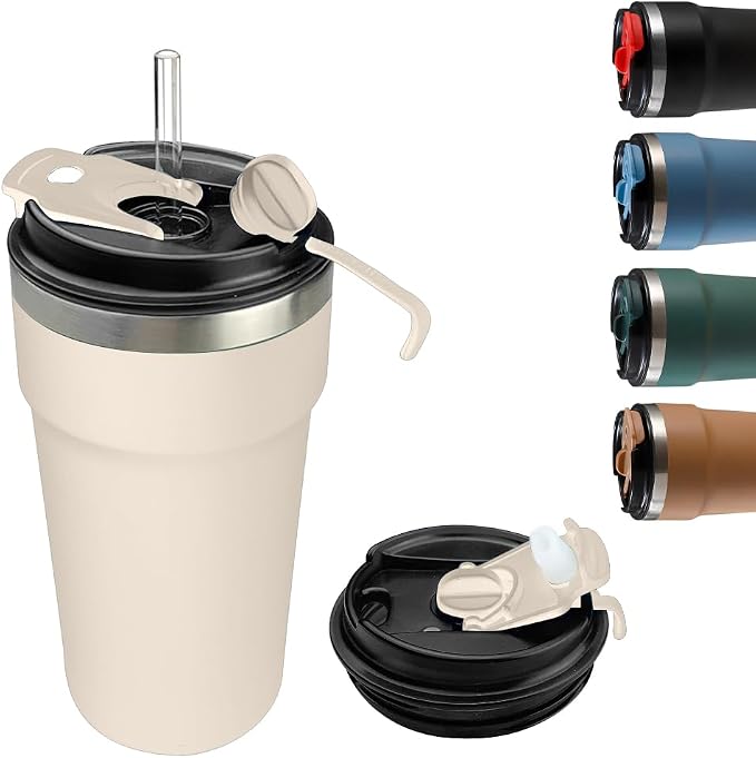 SPLMIFA Travel Coffee Mugs Leak-Proof, Reusable Coffee Cups by SPLMIFA