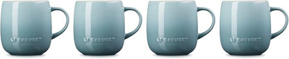 Le Creuset Stoneware Set of 4 Heritage Mugs, 13 oz. each, Sea Salt - Image 3