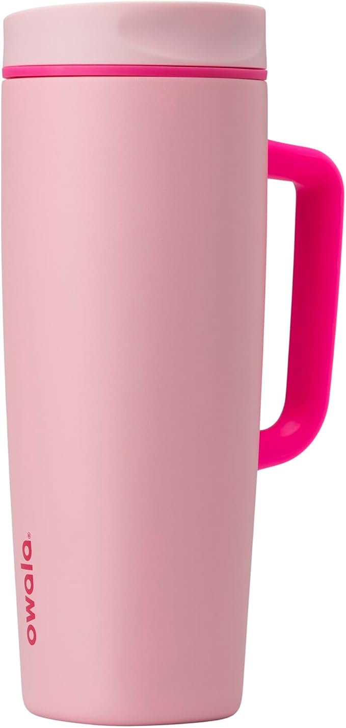 Owala SmoothSip Slider Stainless Steel Insulated Travel Mug by Unknown