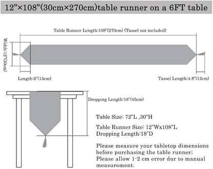 ShinyBeauty 12 by 108 in Wedding Silver Sequin Table Runner - Image 7