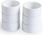 1 oz Mini Porcelain Ramekins Set of 6 （White） | Set of 6 mini ramekins by HOME