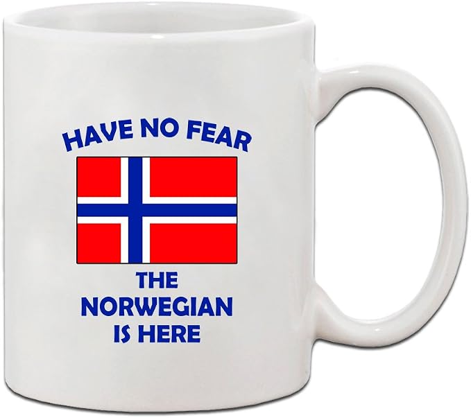 Speedy Pros Have No Fear Norwegian Is Here Norway Norwegians Ceramic Coffee Tea by SpeedyPros
