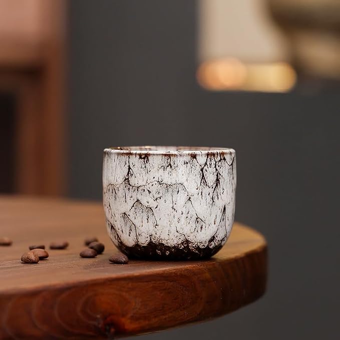 Chinese/Japanese style Handle-less Ceramic Tea cups tea cup, Bloom and - Image 5