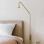 Modern Iron Aluminum LED Decor Home Wall Lamp Black Golden Bedroom Foyer Dining Room Lighting Fixtures