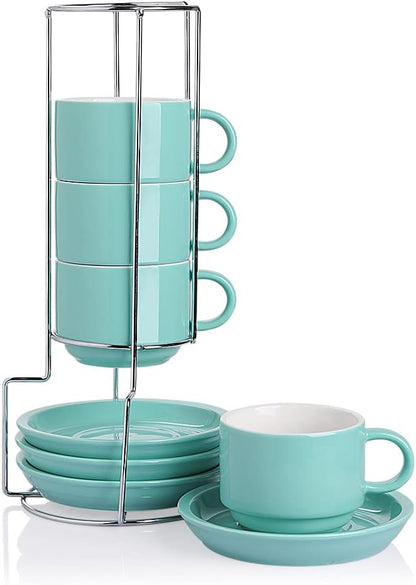 Sweejar Porcelain Cappuccino Cups by Sweejarco1949