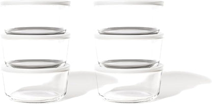 12-Piece Glass Food Storage Containers Set | 2-Cup, Leakproof | Microwave - Image 6