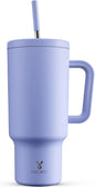 Meoky 40oz Tumbler with Handle, Leak-proof Lid and Straw, Insulated Coffee Mug by MEOKY