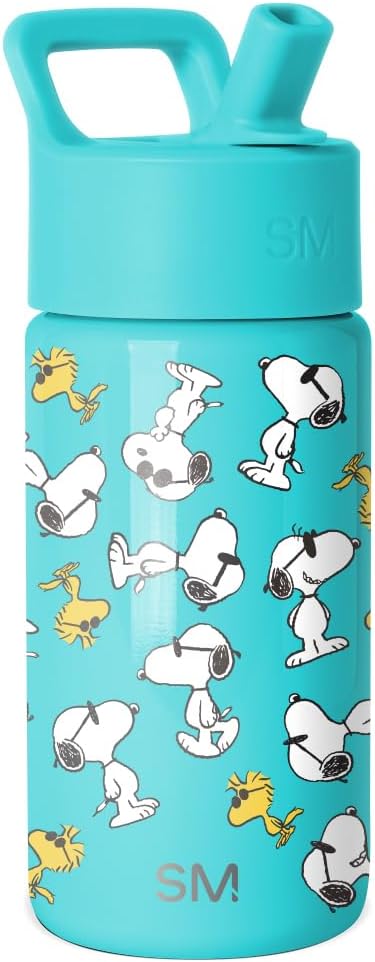 Simple Modern Peanuts Kids Water Bottle & Toddler Cup | 14oz | Insulated by Unknown