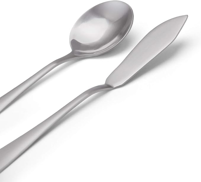 5-Piece 18/0 Stainless Steel Serving Set, sharecook Large Hostess Set - Image 4