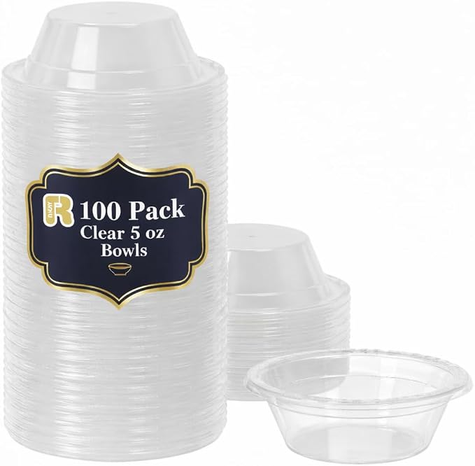 R-kay Clear Small Plastic Bowls - 5 OZ by R-KAY