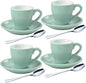 homEdge Porcelain Espresso Shot Cup Set - 80 ml / 2.67 oz by homEdge