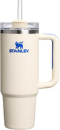 STANLEY Quencher H2.0 Flow State Tumbler, 30 oz, Cream Royal | Handle and Straw by Unknown