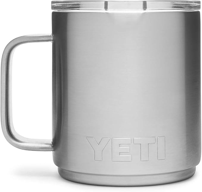 YETI Rambler 10 oz Stackable Mug, Vacuum Insulated, Stainless Steel - Image 3