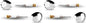 Spode Woodland Salad Servers – 10 Inch Porcelain & Steel Set Featuring Pheasant by Spode