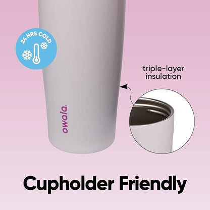 Owala FreeSip Sway Stainless Steel Water Bottle 30 oz Dreamy Field - Image 5