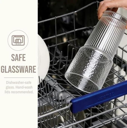 SoulTimes 20oz Wave Ribbed Glass Tumbler - Image 7