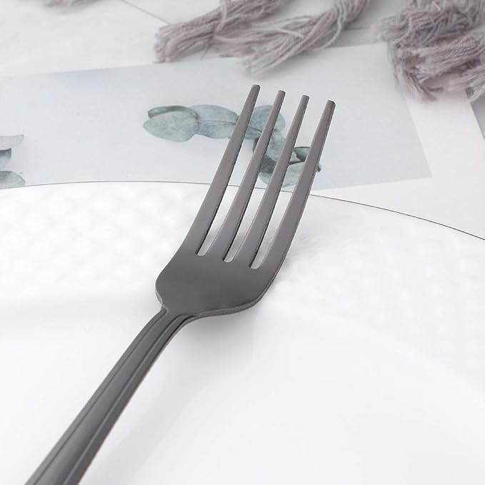 12 Pieces Dinner Fork, Stainless Steel Silverware Forks, 7.1 Inches Metal Fork - Image 6
