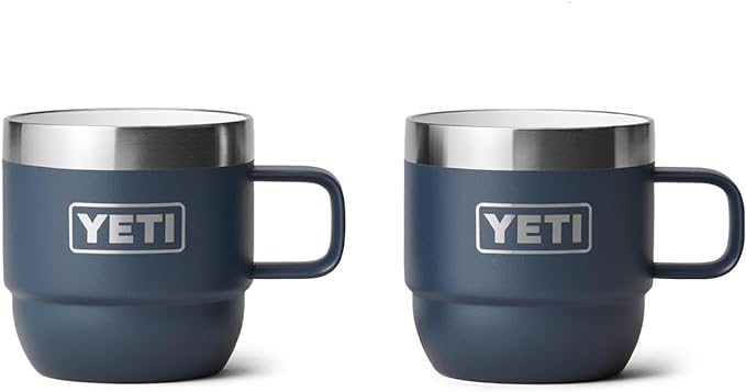 YETI Rambler 6 oz Stackable Mug, Stainless Steel, Vacuum Insulated by YETI