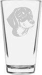 Slovensky Kopov Hound Custom Personalized Dog Themed Etched All Purpose 16oz Pint Glass