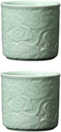 Ceramic Espresso Cups Set of 2-3oz Demitasse Cups by DicmracyCeramiccups