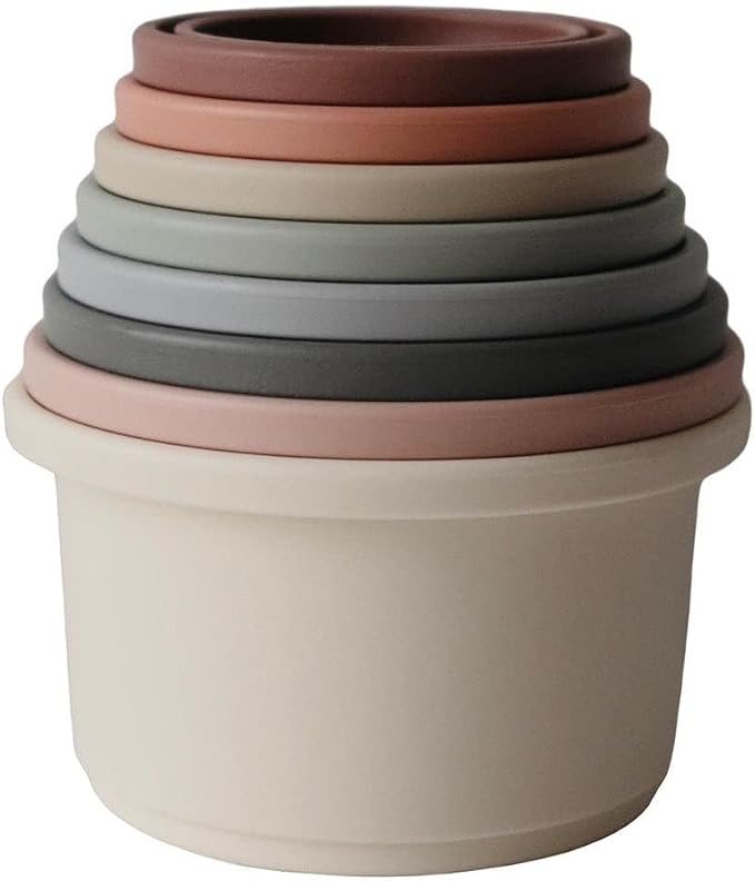 mushie Stacking Cups Toy | Made in Denmark - Image 2