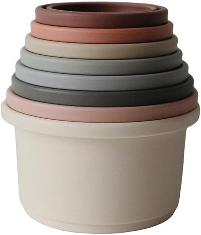 mushie Stacking Cups Toy | Made in Denmark - Image 2