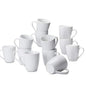 Amazon Basics Porcelain Heat Resistant Coffee Mugs, Microwave and Oven Safe by AmazonBasics