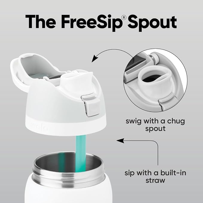 Owala FreeSip Stainless Steel Water Bottle 32 oz 80s Ski Slopes - Image 3
