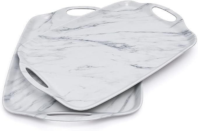 TP Melamine Serving Trays with Handles, Serving platters, Turkey and Party by TastePrime