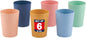 MASTERCOOK 6 Pcs. Small Reusable Cups –8 oz Unbreakable Drinking Glasses by Unknown