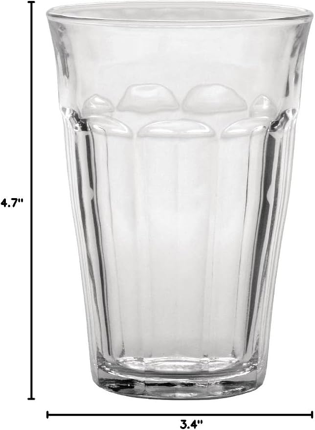 Duralex Made In France Picardie Clear Tumbler, 12.2 oz - Image 3