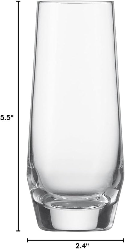 ZWIESEL GLAS Pure Averna/Juice/Apperitif Cocktail Glass (Set of 6), Dishwasher-Safe Tritan Crystal Glasses, Made in Germany (8 Ounce)