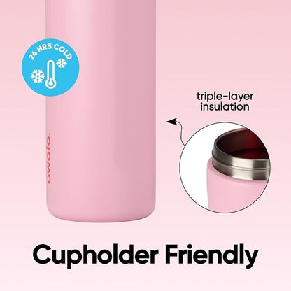 Owala FreeSip Stainless Steel Water Bottle 24 oz Angel Food Cake - Image 4