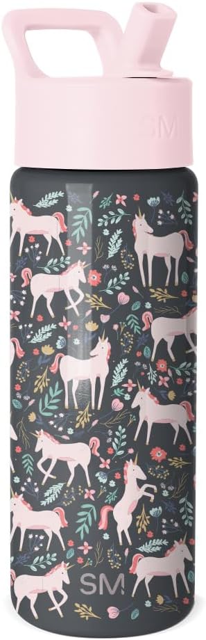 Simple Modern Kids Water Bottle & Toddler Cup | 18oz | Unicorn by Unknown