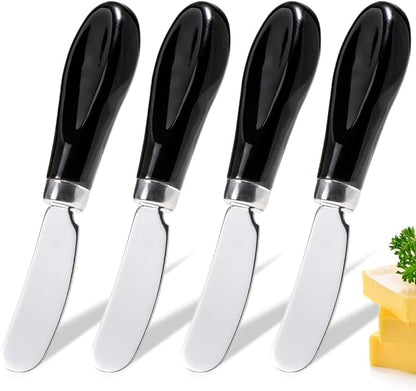 Stainless Steel Butter Spreader Knife 4 Pack by AISBUGUR
