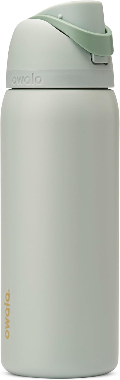Owala FreeSip Stainless Steel Water Bottle 32 oz Summer Blue by Unknown