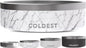 Coldest Dog Bowl - Anti Rust Metal & Non Slip Dog Bowls Large, Spill Proof Heavy Duty 3 Layers Insulated Dog Bowl - Food and Water Bowl for Dogs, Cats & Pets, Dishwasher Safe (42 oz, Carrara Marble)