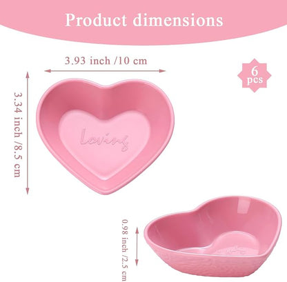 HOMQUEN Dipping Bowls, 3oz Soy Sauce Dish, Pturdy Plastic Small Bowls Set of 6 - Image 2